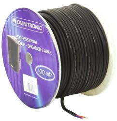 Omnitronic Speaker cable 2x2.5 100m bk durable (3030021K)