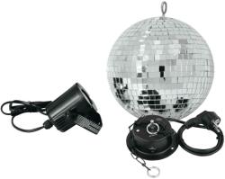 EUROLITE Mirror Ball Set 20cm with LED Spot (50101856) - showtechpro