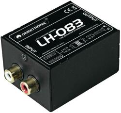 Omnitronic LH-083 Stereo Isolator RCA S (10355083)