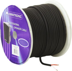 Omnitronic Speaker cable 2x1.5 100m bk durable (3030011K)