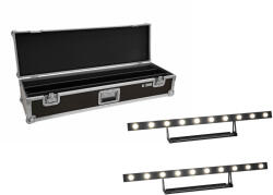 EUROLITE Set 2x LED STP-10 Sunbar 3200K 10x5W Light Bar + Case (20000615) - showtechpro