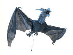 Europalms Halloween Flying Dragon, animated, blue, 120cm (83316101)
