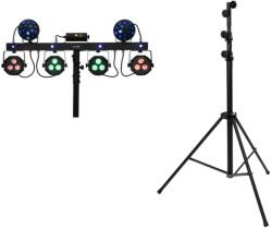 EUROLITE Set LED KLS Laser Bar Next FX Light Set + STV-60-WOT EU Steel stand black (20000816) - showtechpro