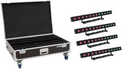  EUROLITE Set 4x LED PIX-12 HCL Bar + Case with wheels (20000890) - showtechpro