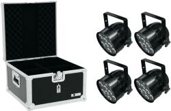 EUROLITE Set 4x LED PAR-56 QCL Short sw + EPS Case (20000323) - showtechpro