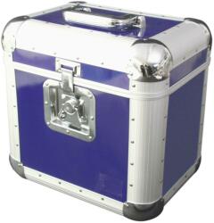 ROADINGER Record Case ALU 75/25, rounded, blue (30110036)