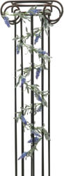 EUROPALMS Flowering Garland, artificial, blue, 180cm (82501858)
