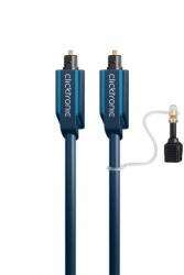clicktronic Cablu audio optic Toslink SPDIF cu adaptor mini Toslink 5m, Clicktronic CLICK70370 (CLICK70370)
