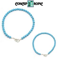  Bratara Magnezit Colorat Diametru 58 mm - Zodia Balanta - Rotunda Fatetata - 4x4 mm - 1 Buc