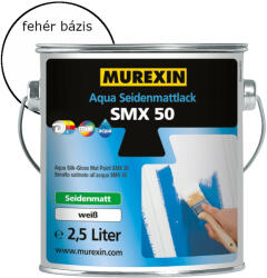 Murexin SMX 50 Aqua Selyemmatt lakk fehér bázis 2, 5 l (15603)