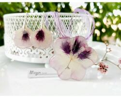 Megan Flower Life Бяло-лилава Налба Бижута комплект, най-евтина оферта  75,00 лв