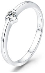 GALAS Inel fix din argint 925 Luminous Finger Ring Simple Heart (SCR450-8)