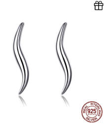 GALAS Cercei din argint 925 Waving Curves Line (SCE600)