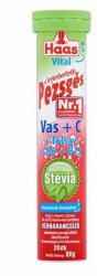  Haas Stevia Vas + C-vitamin pezsgőtabletta - 20db - biobolt