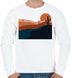 printfashion Sivatag 3 - Férfi pulóver - Fehér (5240710)