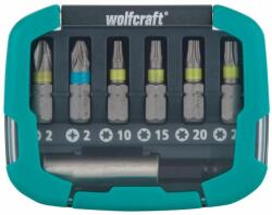 wolfcraft bitkészlet 7db-os PH, PZ, Torx S2 acélból (2979000)