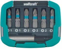 wolfcraft PZ bitkészlet S2 acélból 7db-os (2977000)