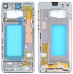  tel-szalk-1931140 Samsung Galaxy S10 ezüst középső keret (tel-szalk-1931140)