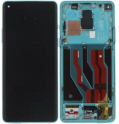 2011100173 OnePlus 8 gyári LCD kijelző zöld kerettel, előlap (2011100173)