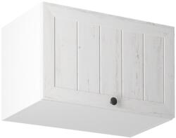 TEMPO KONDELA Felsőszekrény G60KN, fehér/sosna andersen, PROVANCE