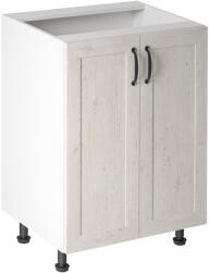 TEMPO KONDELA Alsószekrény, fehér/északi sosna, ROYAL D60