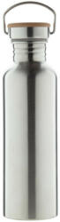 EVERESTUS Sticla sport, 750 ml, ø72×242mm, Everestus, 20FEB8242, Otel inoxidabil, Bambus, Argintiu (EVE10-AP800430)