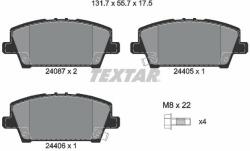 TEXTAR set placute frana, frana disc TEXTAR Q+ 2408701 (2408701)