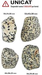 Palm Stone Jasp Dalmatian Natural - 44-55 x 31-43 x 18-28 mm - (XXL) - 1 Buc
