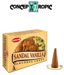 HEM Conuri Parfumate - Hem Sandal Vanilla Incense Cones