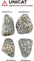 Palm Stone Jasp Dalmatian Natural - 51-58 x 35-47 x 29-39 mm - (XXL) - 1 Buc