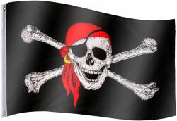 Flagmaster® Zászló Jolly Roger kalóz 120 x 80 cm