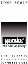 Warwick Red . 095'' Coardă individuală pentru bas