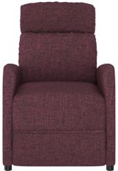 vidaXL Fotoliu de masaj, violet, material textil (289713)