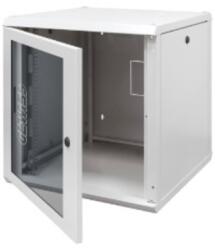 Gewiss Dulap Rack19'' montaj pe perete - METAL - TRANSPARENT DOOR - 12U - 600X605X400 - RAL 7035 GREY (GW38408)