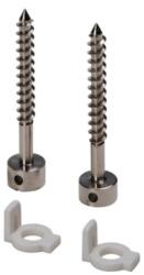 Gewiss Kit For Sealing Lids/front Of Ptc Boxes - N. 2 Screws With Head With Through Hole (gw48643)