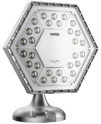 Gewiss Corp de iluminat supendat pentru hala ESALITE PL - 6K - ELLIPTICAL REVERSE OPTIC - DALI - 3000 K (CRI 80) - IP66 - CLASS I - RAL 9006 GREY (GWS6516GD30K)