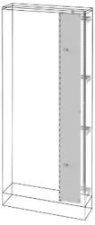 Gewiss Internal Compartment - Qdx 630 L - For Structure 850x1600x300mm (gwd3084)