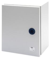 Gewiss Board In Metal With Blank Door Fitted With Lock 250x300x160 - Ip55 - Grey Ral 7035 (gw46031)
