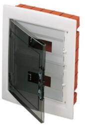 Gewiss Tablou electric - PANEL WITH WINDOW AND EXTRACTABLE FRAME - SMOKED DOOR - TERMINAL BLOCK N 2X[(3X16)+(11X10)] E 2X[(3X16)+(11X10)]-(12X2) 24M-IP40 (GW40606BD)