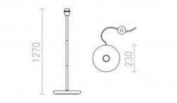 Rendl light studio NYC Lampa podea lamp crom 230V E27 42W (R11991)