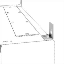 Gewiss SPARE PART WALL FIXING BRACKETS - QDX 630 - FOR FLOOR-MOUNTING Tablou electricS (GWD3453)