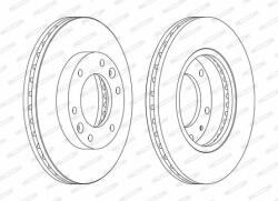 FERODO Disc frana FERODO DDF1612C