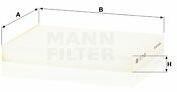 Mann-filter Filtru, aer habitaclu MANN-FILTER CU 21 009 (CU 21 009)