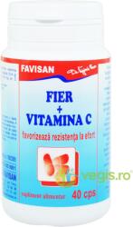 FAVISAN Fier + Vitamina C 40cps