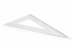  Vonalzó háromszög 60° 21cm, műanyag