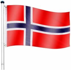 Flagmaster® Zászló rúddal Norvégia NOR 650 cm