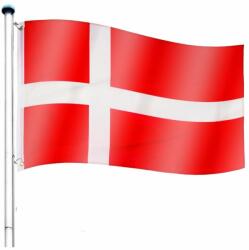 Flagmaster® Zászló rúddal Dán DEN 650 cm (30050178)