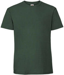 Fruit of the Loom Csomag akciós póló (minimum 3 db) Férfi póló Rövid ujjú Fruit of the Loom Ringspun Premium T - 2XL, Sötétzöld