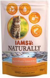 Iams 2, 7kg IAMS Naturally Cat Adult lazac száraz macskatáp