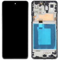 NBA001LCD1008247 LG Q92 ezüst LCD kijelző érintővel kerettel előlap (NBA001LCD1008247)
